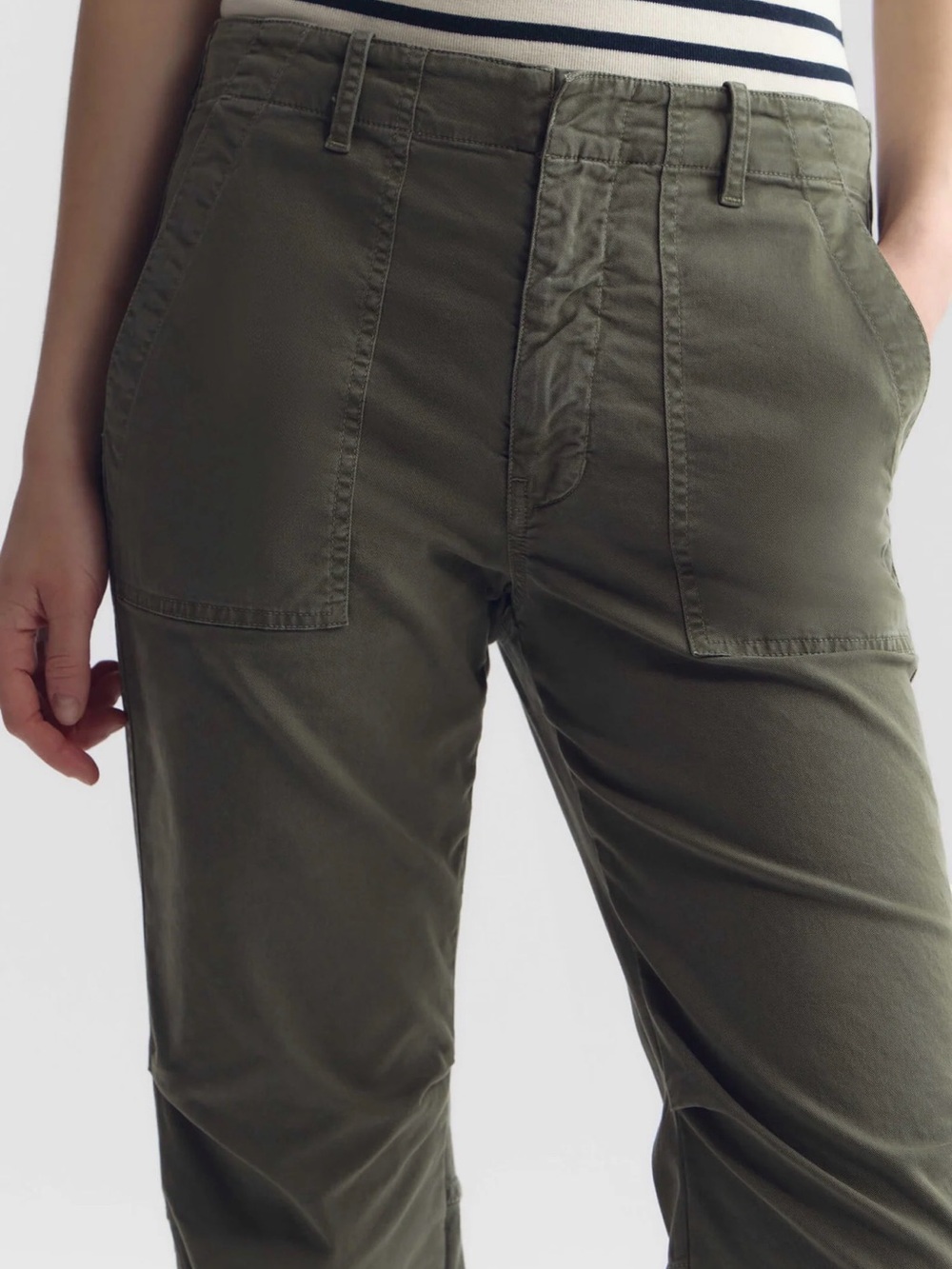 Nili Lotan UTILITY COTTON PANT - Picture 3 of 5